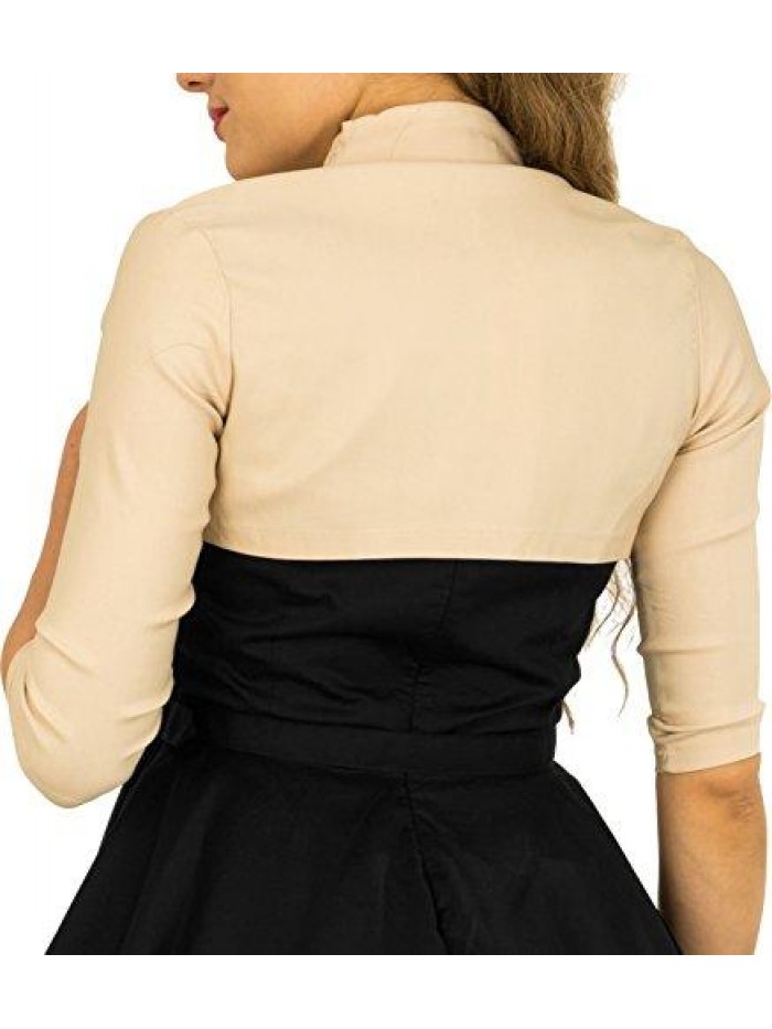 Tailored 3/4 Sleeve Bolero 