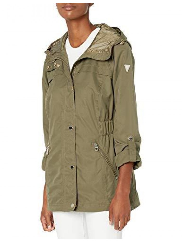 Women's Adjustable Long Sleeve Anorak Jacket 