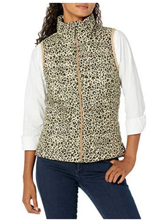 Women's Lightweight Water-Resistant Packable Puffer Vest  