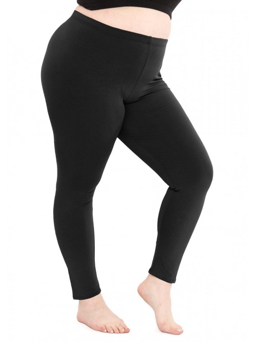 Cotton Plus Size Leggings | Stretchy | X-Large - 7...