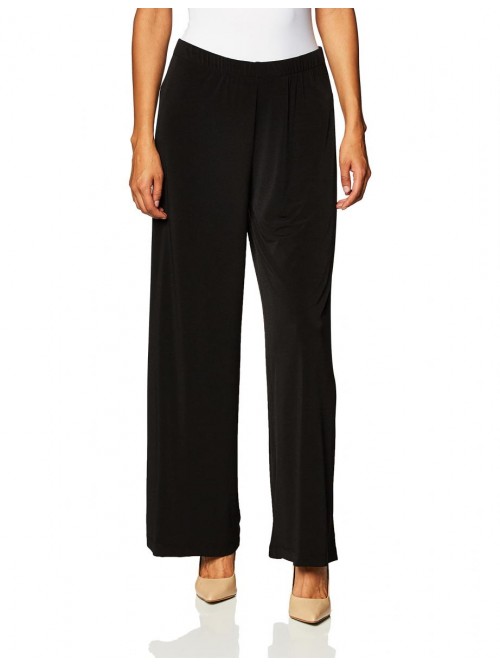 Women's Soft Knit Palazzo Wide Leg Pant (Petite, S...