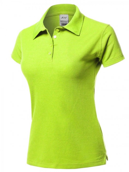 Women's Basic Casual Essentials 4-Button Junior-Fi...